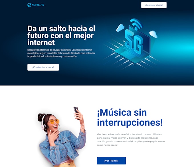 be create your landing page for sales or ecommerce