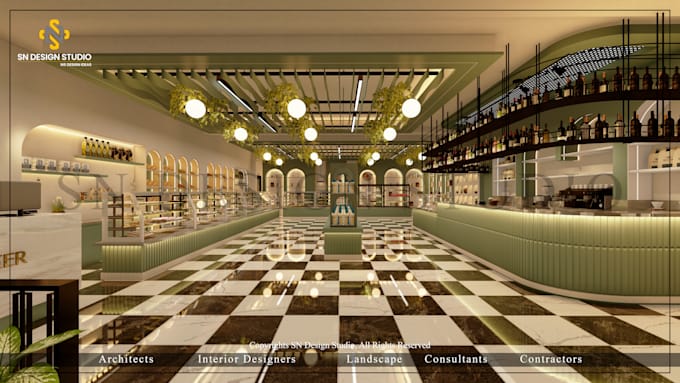 provide interior design for your commercial space
