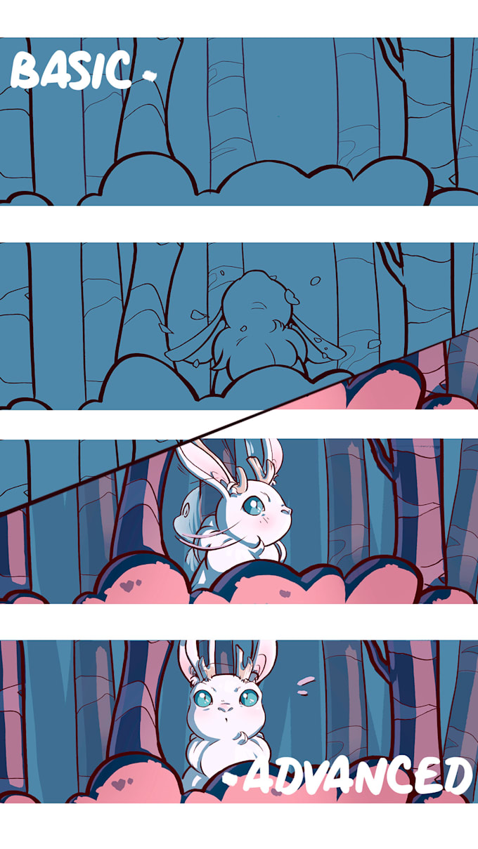work on your ilustrations for books, comics, artworks