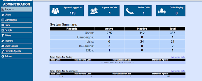 setup call center campaigns and configure vici dial