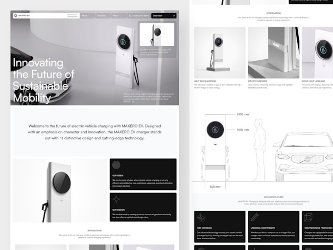 develop custom ev charging website, station finder website and charging app