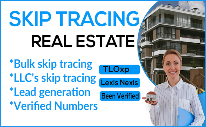 do skip tracing services for real estate business