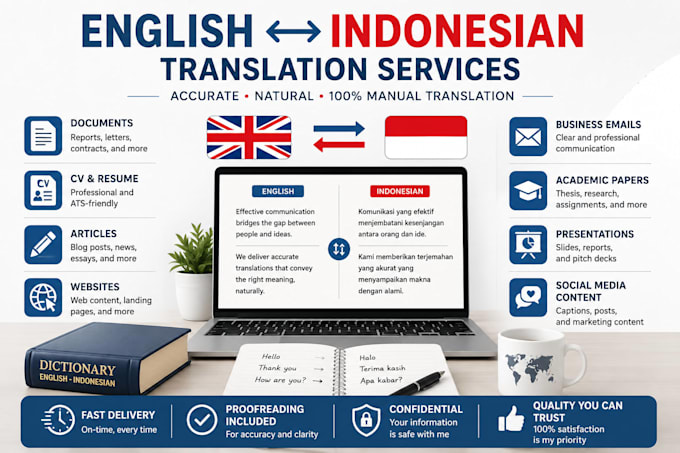 translate english to indonesian and indonesian to english