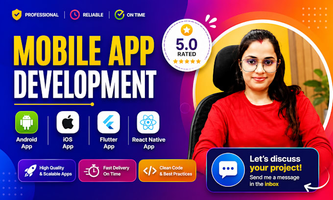 do mobile app development, android app development, ios app, flutter developer