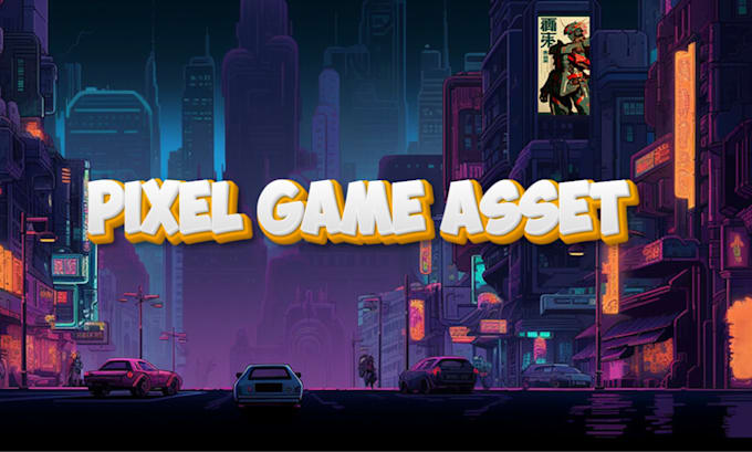 make 8bit pixel art backgrounds, characters, and game assets
