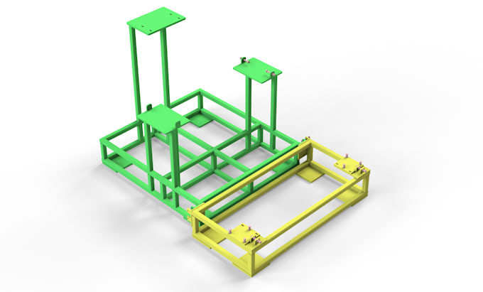 create 3d models for mechanical parts and machinery