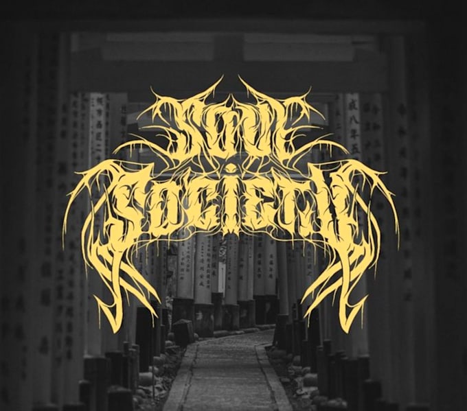 draw any metal band logo
