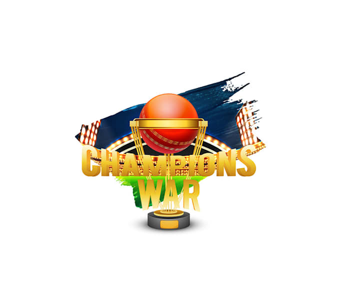 make awesome cricket championship logo