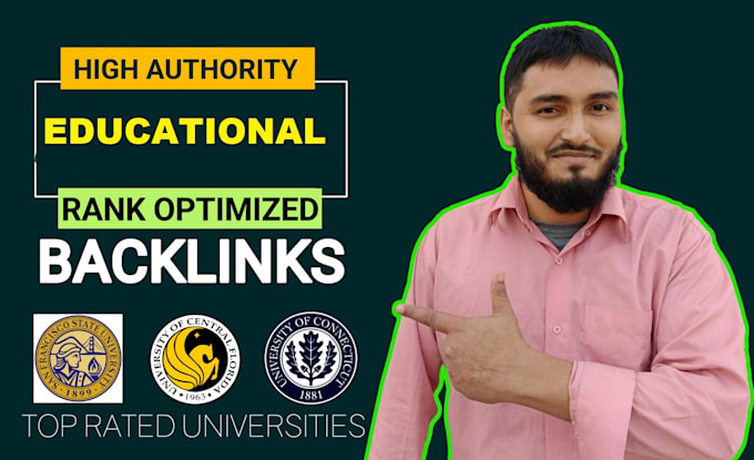 create manually quality educational backlinks from high DR websites