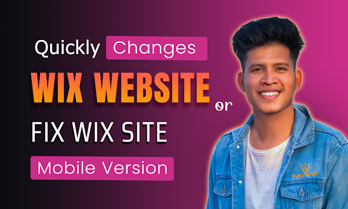 quickly make changes to your wix website, fix your wix site mobile version