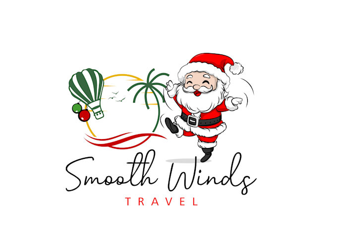 design awesome christmas event planning logo