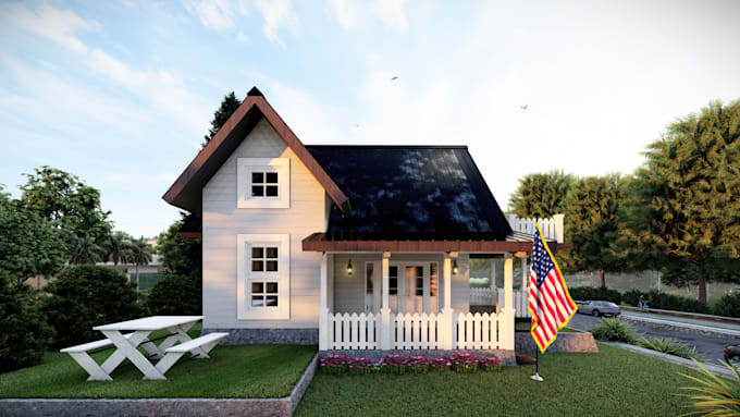 do a perfect architectural 3d modeling and rendering