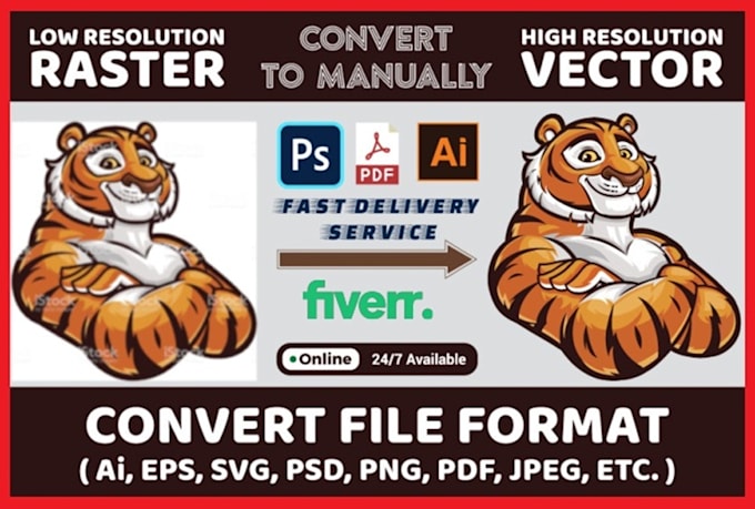 create vector tracing logo, vectorize image, raster to vector ai