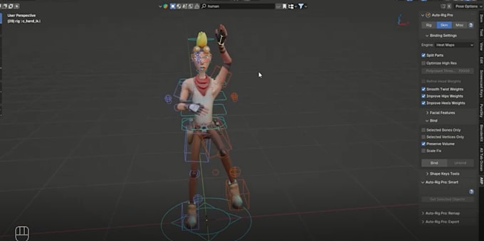 retarget ue5 4 rig skelton epic,3d character rigging, blendeshape iclone,animaze
