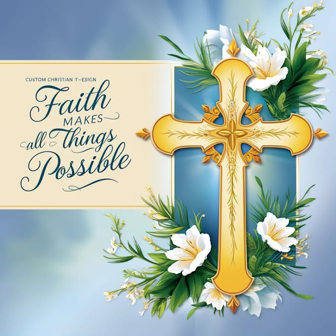 create custom christian t shirt design