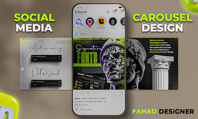 Design creative carousel post for instagram and linkedin by Fahad ...