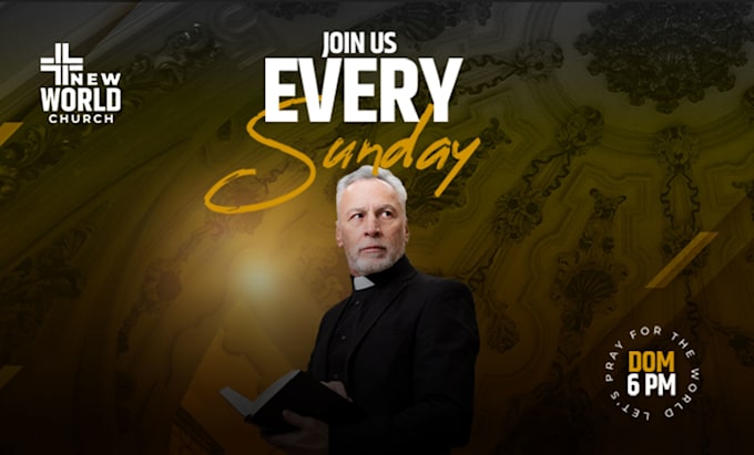 do creative exceptional church flyer, event flyer design, fb, ig poster design