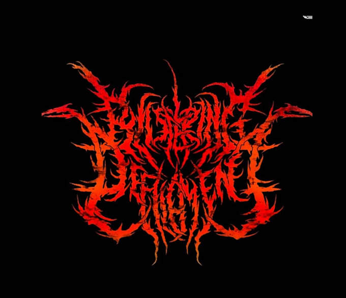 design a brutal death metal logo