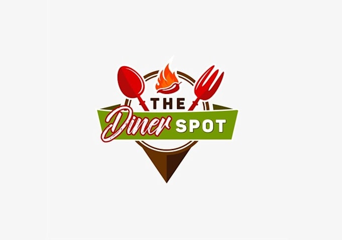 make restaurant bbq diner spot logo