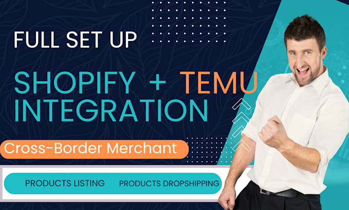 do shopify plus temu integration, products listing, full setup