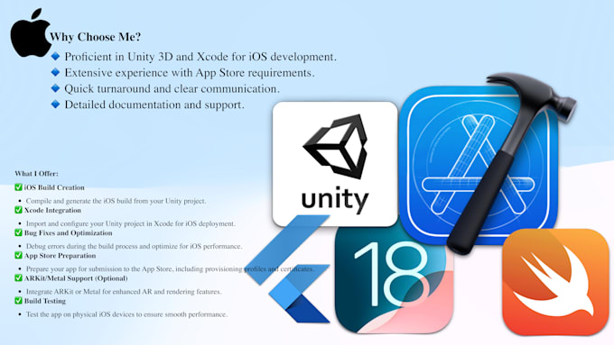 build ios build for unity 3d project