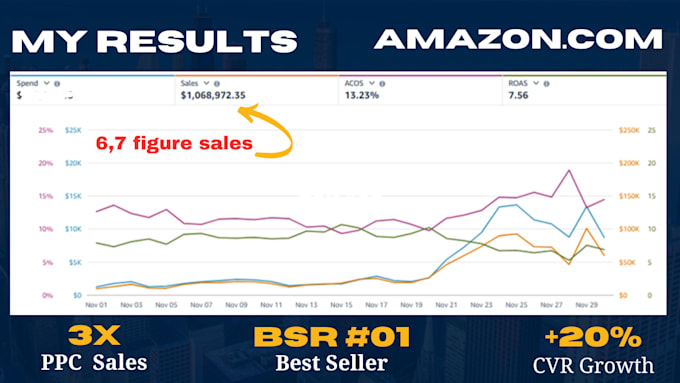 manage your 7 to 8 figure amazon PPC ads campaigns