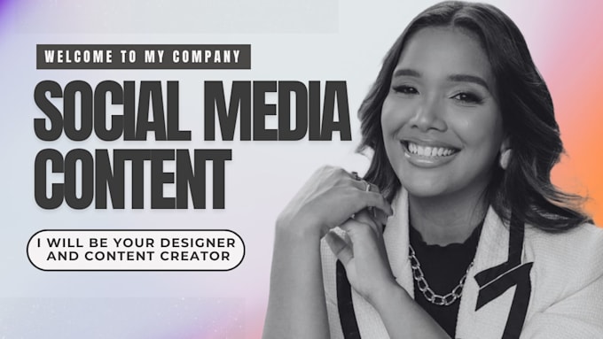 be your designer and content creator