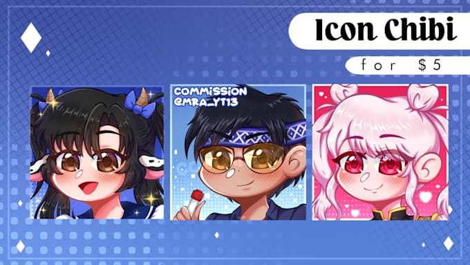 make it a chibi style icon
