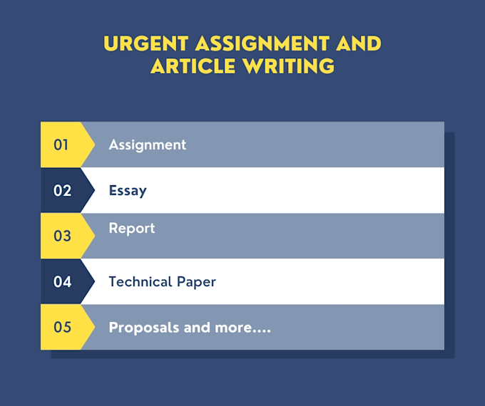 complete all educational assignments and assist with article writing