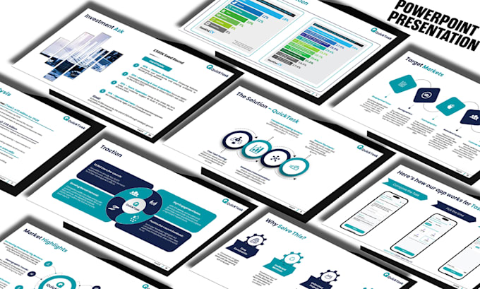 Do powerpoint presentation and investor pitch deck design by Abeeha ...