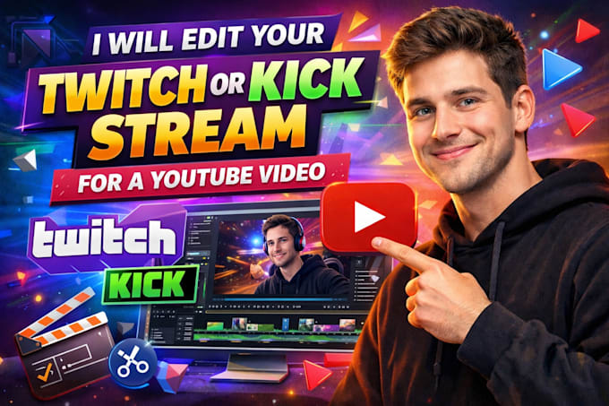 edit your twitch or kick stream for a youtube video