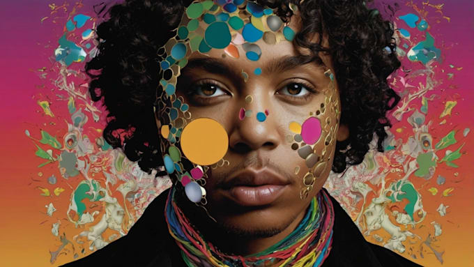 draw unique custom album cover art or single
