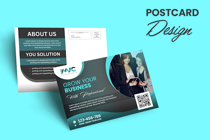 design professional direct mail eddm postcard