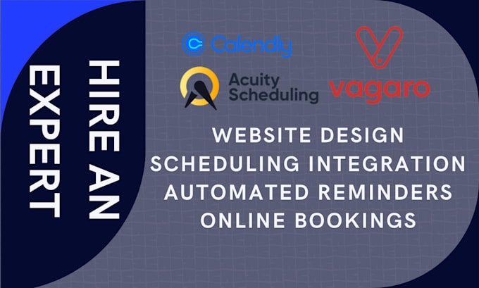 Setup appointment booking calendly square vagaro acuity scheduling spa
