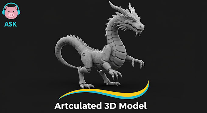 design toy for printing 3d articulated model flexi model articulated toy bjd toy