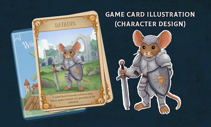 do game card or board game illustration