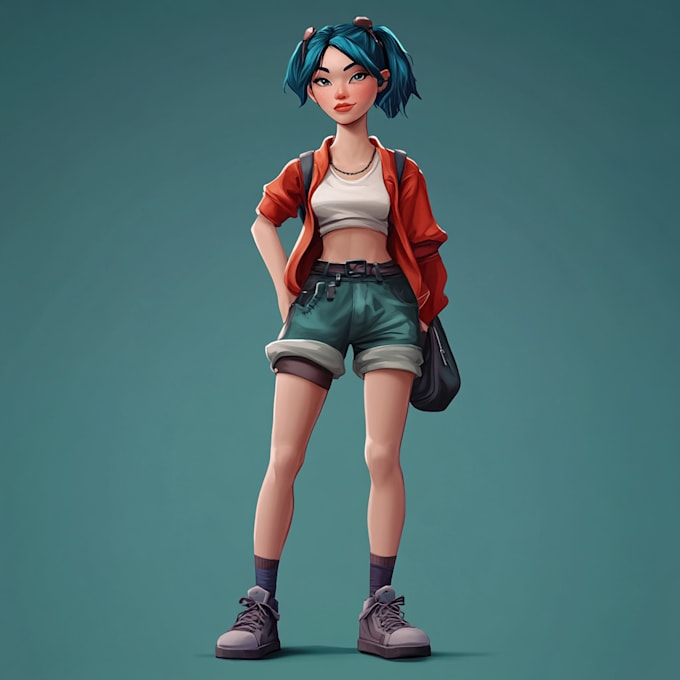 draw 2d game character for dnd art