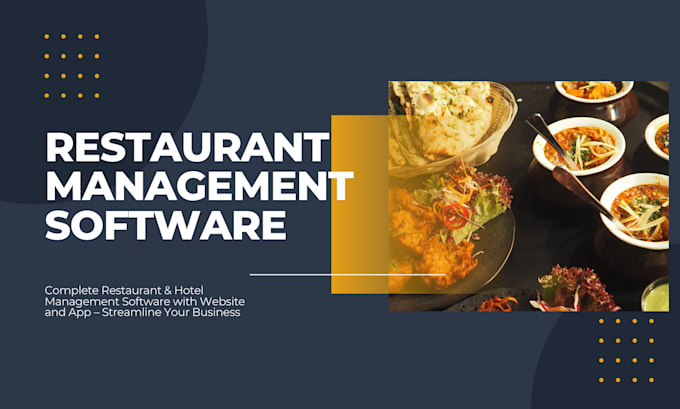 create restaurant and hotel management software and apps