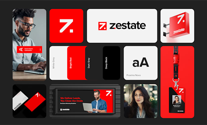 do minimalist logo and brand identity with full branding kit