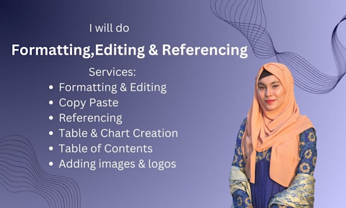 edit, create, format, cite any ms word document at low cost