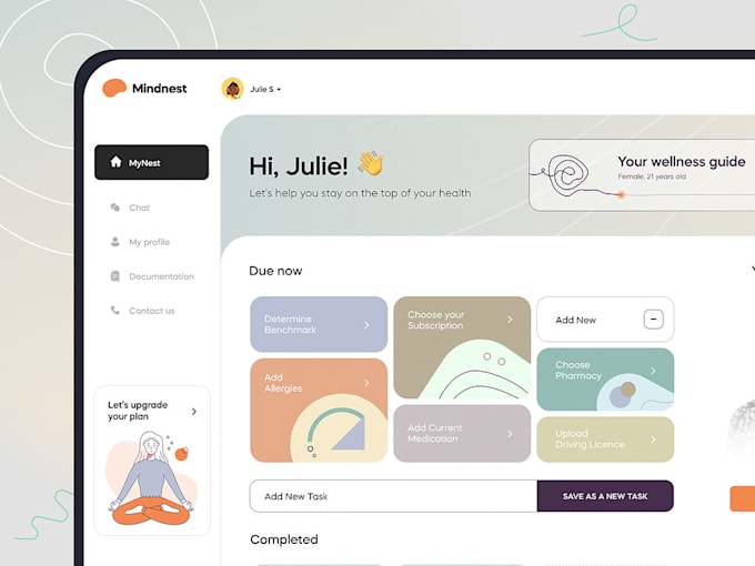 develop wellbeing app, customer app, gamifield app, reward app, challenge app