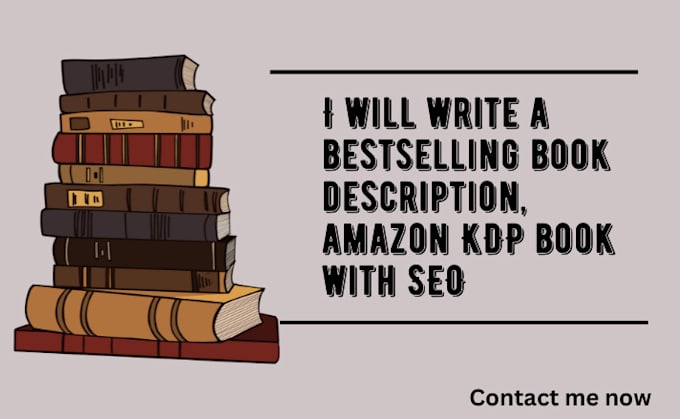 write a bestselling book description, amazon KDP book with SEO