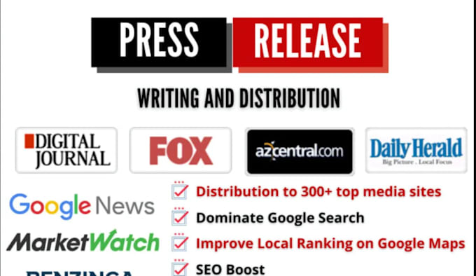 press release distribution and pr publishing on 300 websites