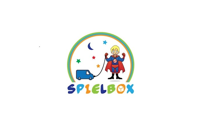 make high resolution cheerful toy box logo