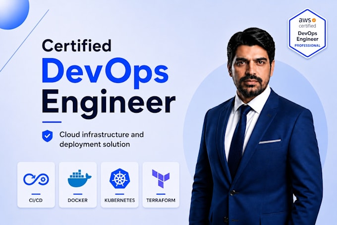 be expert devops engineer for cicd, docker, kubernetes and terraform