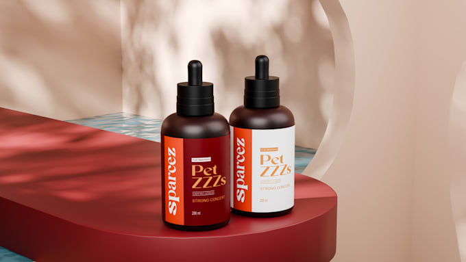 create  3d  cosmetic product modeling and rendering