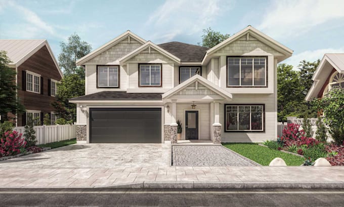 do professional exterior design and 3d rendering services