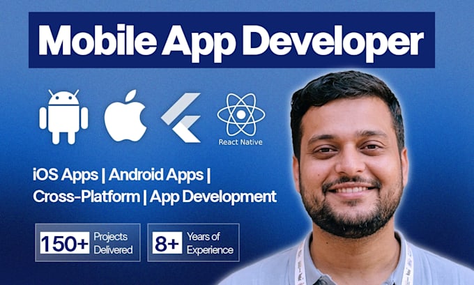 be your mobile app developer android ios swift objective c react native flutter