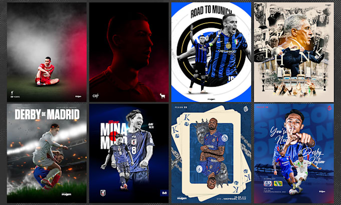 do any sport poster design, wallpaper pc or phone