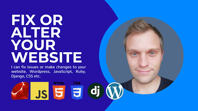 make a website or fix it